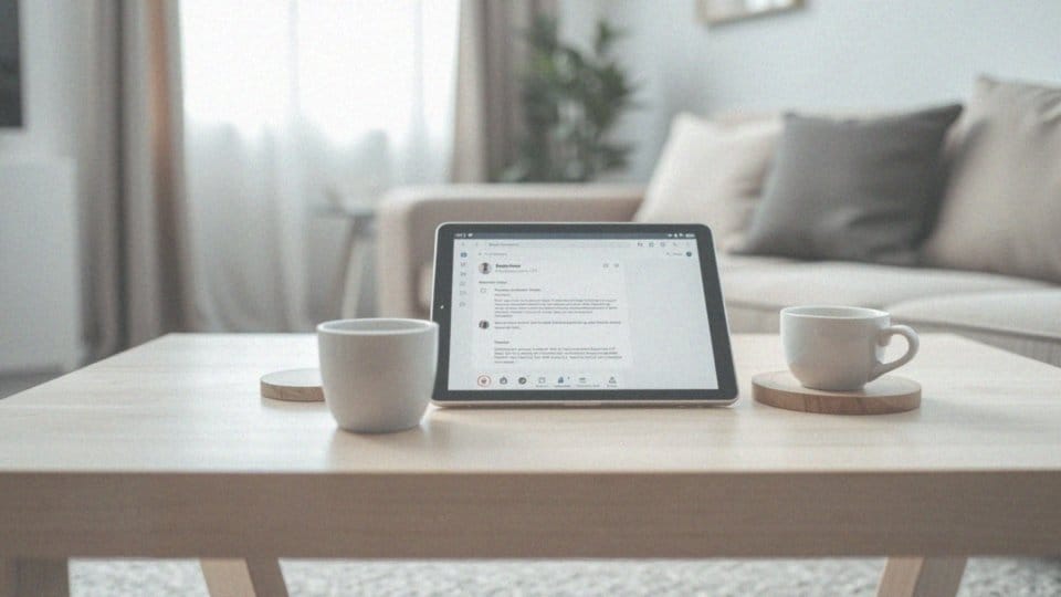 W jaki sposób tablet ułatwia dostęp do poczty elektronicznej?