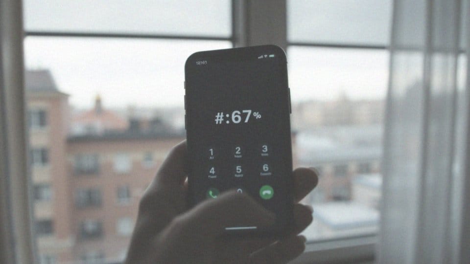 Jak dezaktywować przekierowanie połączeń, gdy numer jest zajęty za pomocą kodu #67#?