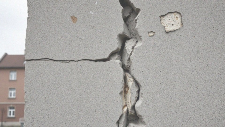 Jakie są rodzaje uszkodzeń betonu?