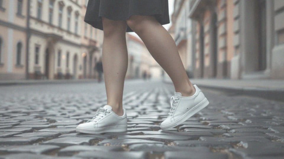 Jakie sportowe buty można nosić z czarną sukienką?