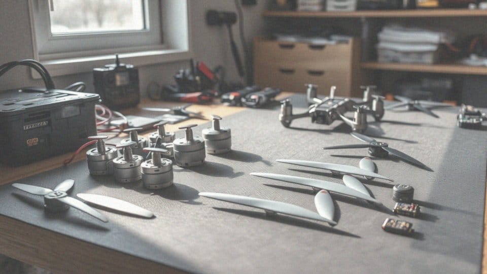 Jak skompletować układ silników dla stabilności lotu?