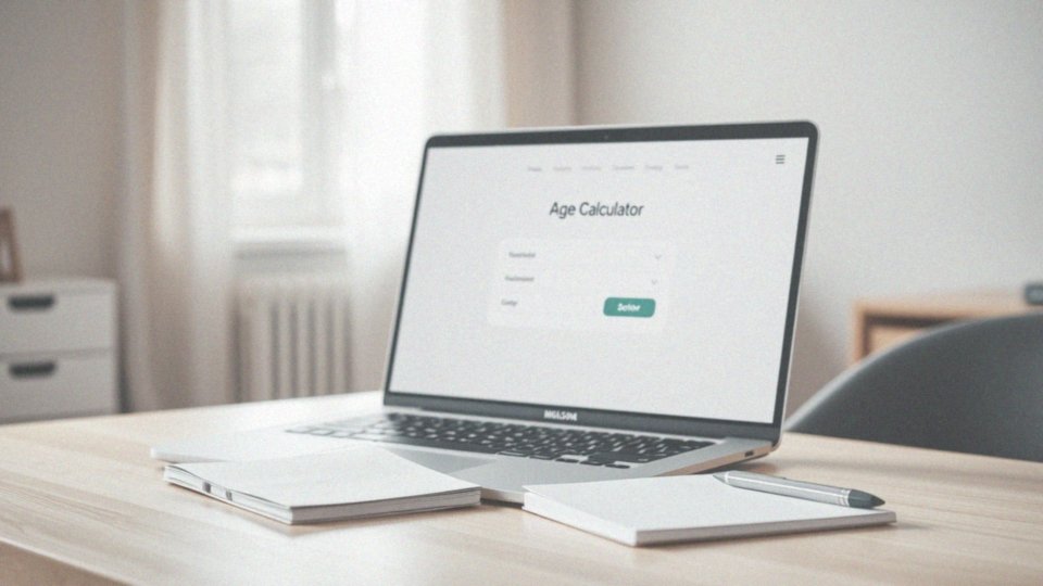 Jak używać kalkulatora wieku, aby obliczyć wiek w latach?