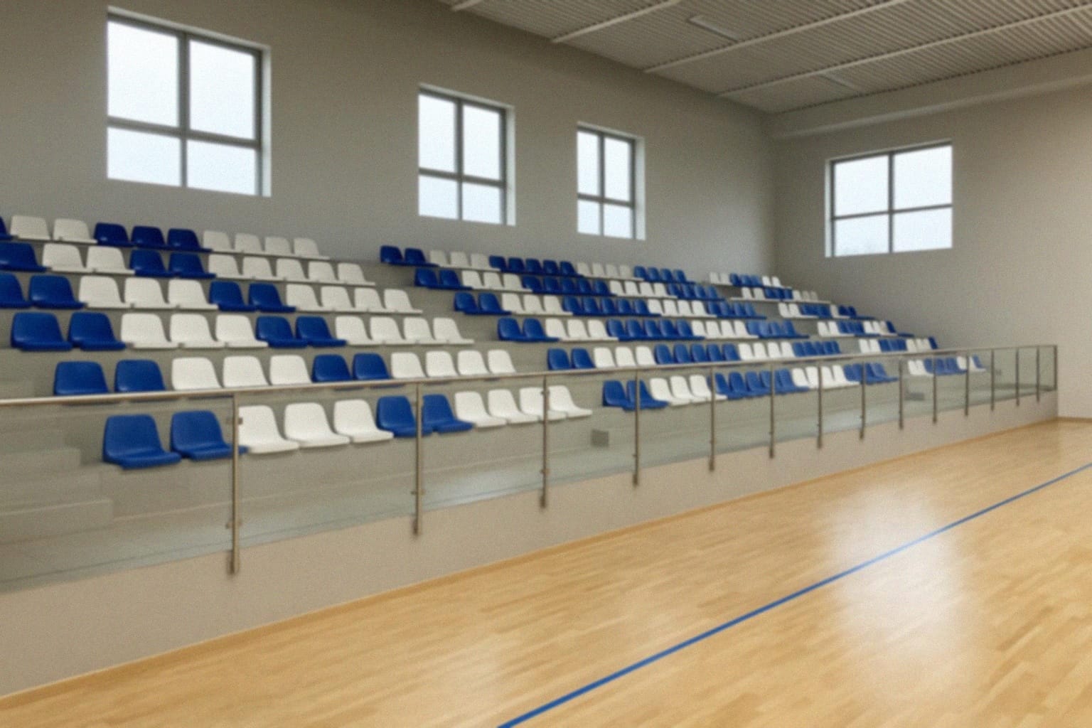 Trening rywali Warty przed Pucharem Polski na stadionie w Luboniu