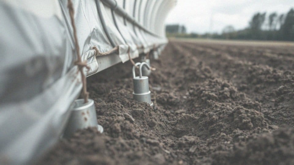 Mocowanie tunelu foliowego do podłoża – kluczowe informacje i porady