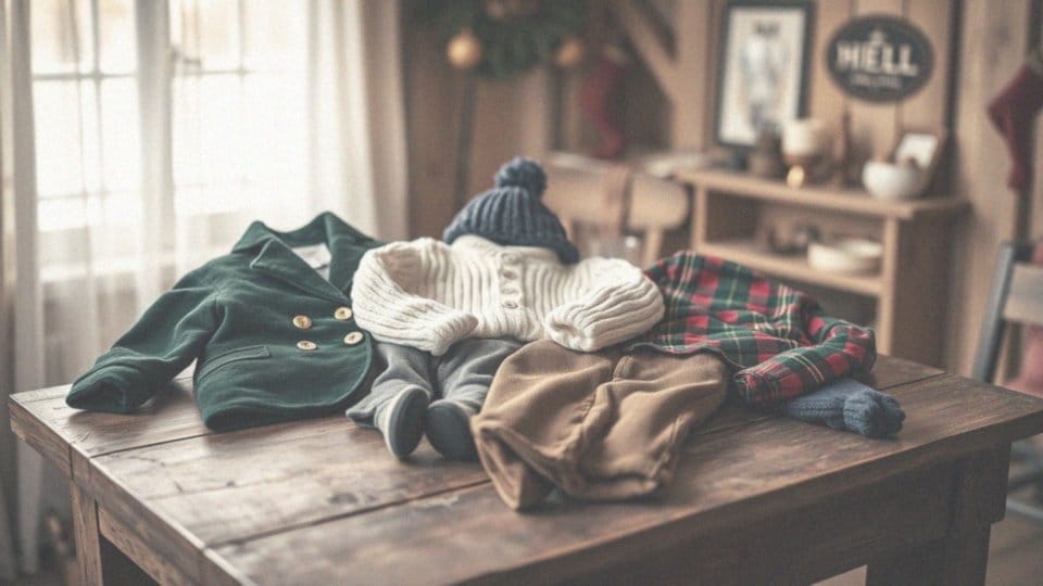 Strój na sesję świąteczną dla chłopca – eleganckie i modne propozycje